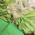 Отдается в дар Зеленые подушки, занавески, тюль