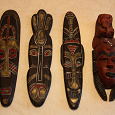 Отдается в дар Настенные маски и папирус из Египта