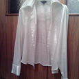 Отдается в дар Белая блузка 44 размера