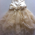 Отдается в дар Нарядное платье для девочки, размер 110-116.