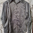 Отдается в дар стильная и оригинальная блузка с длинным рукавом, приятная на тело.