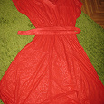 Отдается в дар красное платье, винтаж, размер от 46…