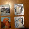 Отдается в дар Карточки 3Д «Пингвины» из магазина «Магнит»-4 штуки