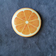 Отдается в дар Значек — долька апельсин