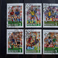Отдается в дар Футбол. Почтовые марки Венгрии. Дубль 2.