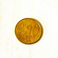 Отдается в дар Монета 10 евроцентов Нидерланды
