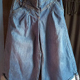 Отдается в дар Джинсы-юбка или широкие штаны на девочку 6-8 лет, 122 — 128