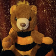 Отдается в дар Мягк. игрушка Медведь-пчела