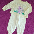 Отдается в дар Пижама для девочки 1-2 лет и футболочка