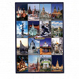 Отдается в дар В коллекцию — открытка с достопримечательностями Москвы.