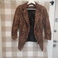 Отдается в дар Леопардовый пиджак, размер 42-44
