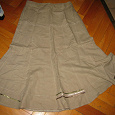 Отдается в дар летняя юбочка цвета хаки, 44 размер