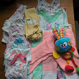 Отдается в дар Небольшой пакет одежды для ребенка 0-4-х месяцев