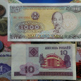 Отдается в дар Банкноты Вьетнам и Белоруссия из оборота