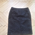 Отдается в дар черная юбка с люриксом. размер 42 — xs
