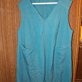 Отдается в дар Голубое платье 50-56 размера…