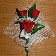 Отдается в дар Маленький букетик цветов для интерьера (или свадебная бутоньерка)
