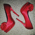 Отдается в дар Красные туфли, 38 размер