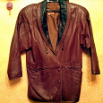 Отдается в дар Женская куртка, натуральная кожа,48-50
