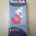 Отдается в дар Молочная смесь Nutrilak Premium «3»