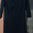 Отдается в дар платье черное 44 размер
