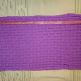 Отдается в дар Фиолетовый вязаный шарф/снуд