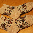 Отдается в дар Теплые шерстяные носки новые
