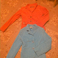 Отдается в дар Вельветовые пиджаки 40-42 и 44 размер