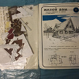 Отдается в дар Игрушка-самоделка Жилой дом из картона, времен СССР