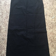 Отдается в дар Длинная чёрная юбка с разрезом спереди
