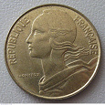 Отдается в дар Монета 20 Centimes Франция 1976