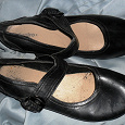 Отдается в дар Туфли черные, размер 38