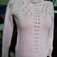 Отдается в дар свитерок розовый. новый. 42-44 размер.