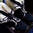 Отдается в дар зимние ботинки натуральная замша и мех