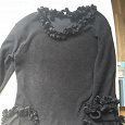Отдается в дар Черная блуза трикотажная 46 размер