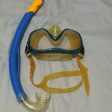 Отдается в дар маска для подводного плаванья