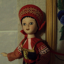 Отдается в дар Кукла фарфоровая коллекционная
