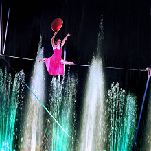 Отдается в дар Билет в цирк танцующих фонтанов «аквамарин»