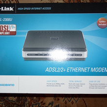 Отдается в дар Интернет модем D-Link DSL-2300U