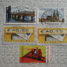 Отдается в дар почтовые марки Германии