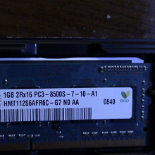 Отдается в дар Память для Ноутбука.1гиг ddr3