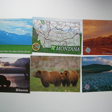 Отдается в дар 6 открыток из Монтаны