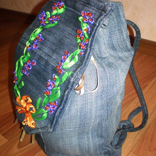 Отдается в дар Рюкзачок Hand-made