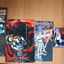 Отдается в дар Бумажное коллекционерам — 1. Hellsing и Death Note