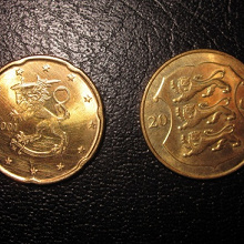 Отдается в дар Монеты: евроценты + крона