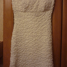 Отдается в дар белое платье, размер 40-42