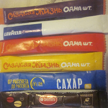 Отдается в дар Сахар в пакетиках.Коллекционерам.
