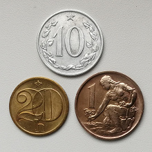 Отдается в дар Монеты Чехословацкой Социалистической Республики