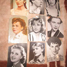 Отдается в дар Советские открытки с актрисами