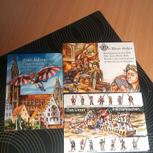 Отдается в дар Открытки из Германии — иллюстрации персонажей швабских сказок.